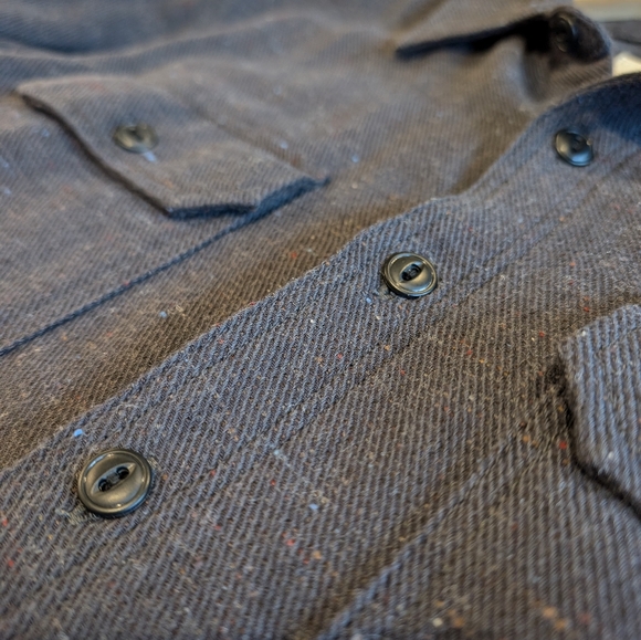 Rogue Territory Field Shirt Grey Rainbow Nep - Picture 3 of 6